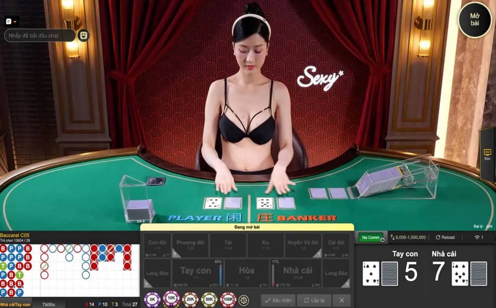 Tỷ lệ trả thưởng cao từng tựa game tại casino trực tiếp